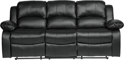 Humphreys Double Reclining Loveseat Black Faux Leather - Get it from Bo