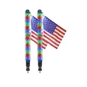 D2D Fat Boy LED Whips – Bluetooth & Remote Control - Get it from Bo