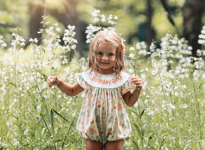 Birthday girl cake and cupcakes romper - Get it from Bo