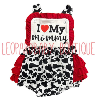 Cow I love my mommy Romper - Get it from Bo