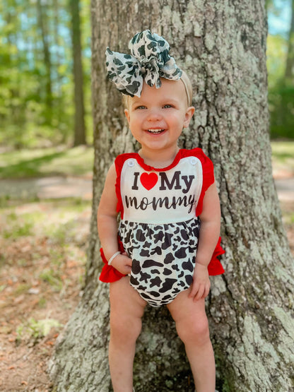 Cow I love my mommy Romper - Get it from Bo