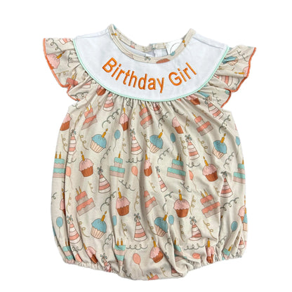 Birthday girl cake and cupcakes romper - Get it from Bo