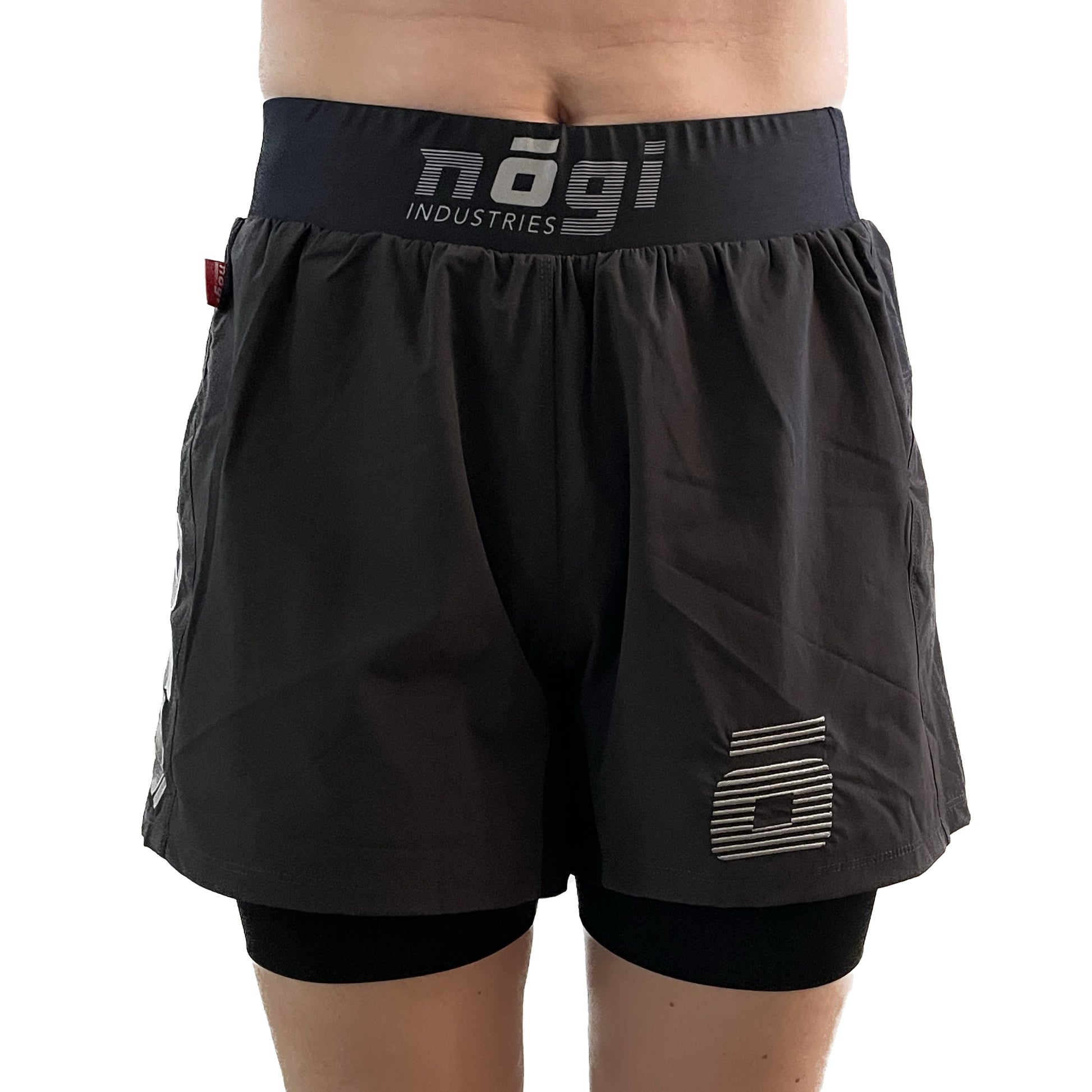 WOMENS Ghost 5" Inseam Premium Lined Grappling Shorts - New Jersey Gray - Get it from Bo