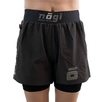 WOMENS Ghost 5" Inseam Premium Lined Grappling Shorts - New Jersey Gray - Get it from Bo