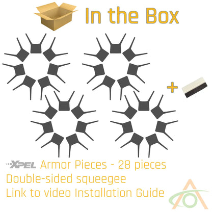 Xpel Armor All-Terrain Wheel Decals for Cybertruck - Get it from Bo