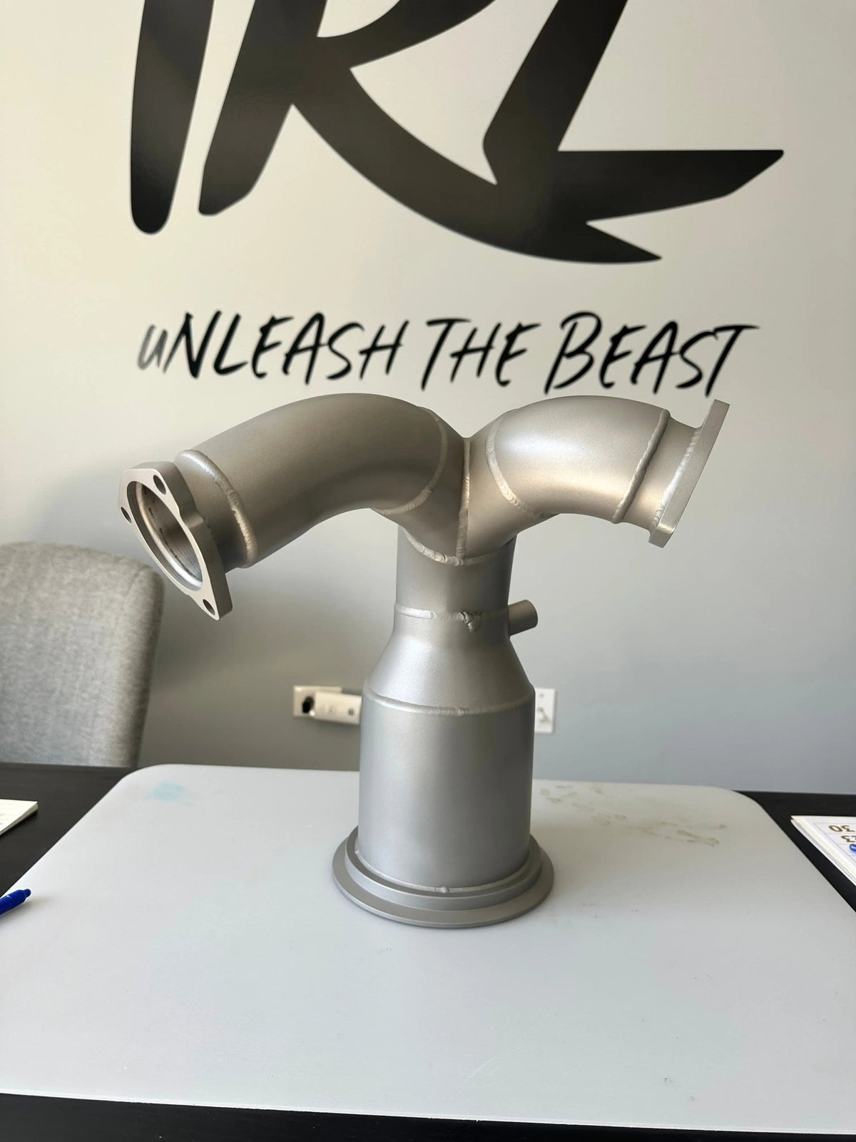 IRL Audi B9 Downpipe - Get it from Bo