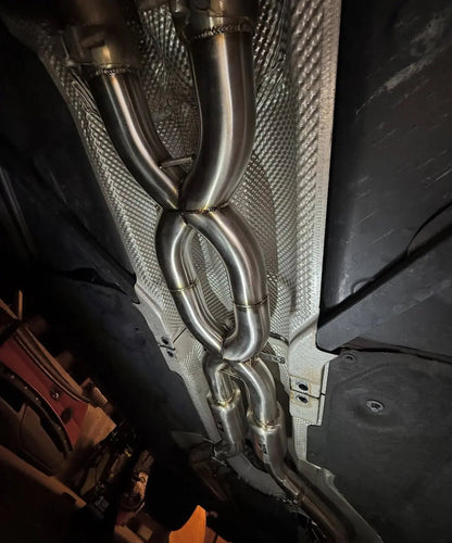 IRL E9x Double X Pipe - Get it from Bo