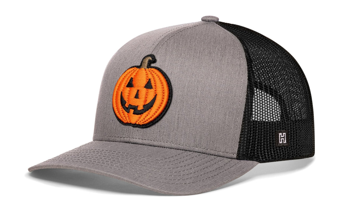 Jack-O-Lantern Trucker Hat | Halloween Snapback - Get it from Bo