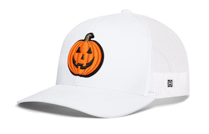 Jack-O-Lantern Trucker Hat | Halloween Snapback - Get it from Bo