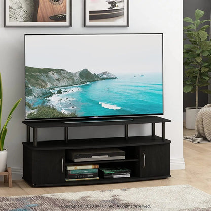 Jaya 55 Inch TV Entertainment Stand Blackwood Wood Cabinet - Get it from Bo