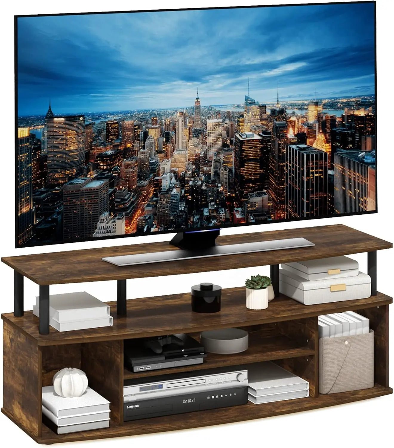 Jaya Amber Pine TV Stand for 55 Inch TV with Storage - Get it from Bo