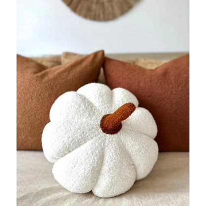 Jumbo Sherpa Cream Pumpkin Pillow - Get it from Bo