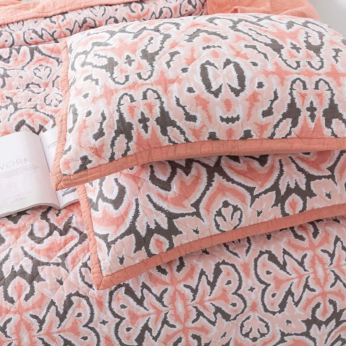 Kasentex 100% Cotton Summer Ultra Soft Floral Design 3 Piece Reversible Bedding Set, Room Decor, Graduation Gifts - Get it from Bo