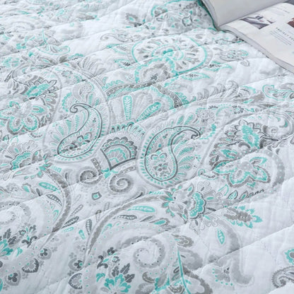 Kasentex 100% Cotton Summer Ultra Soft Floral Design 3 Piece Reversible Bedding Set, Room Decor, Graduation Gifts - Get it from Bo