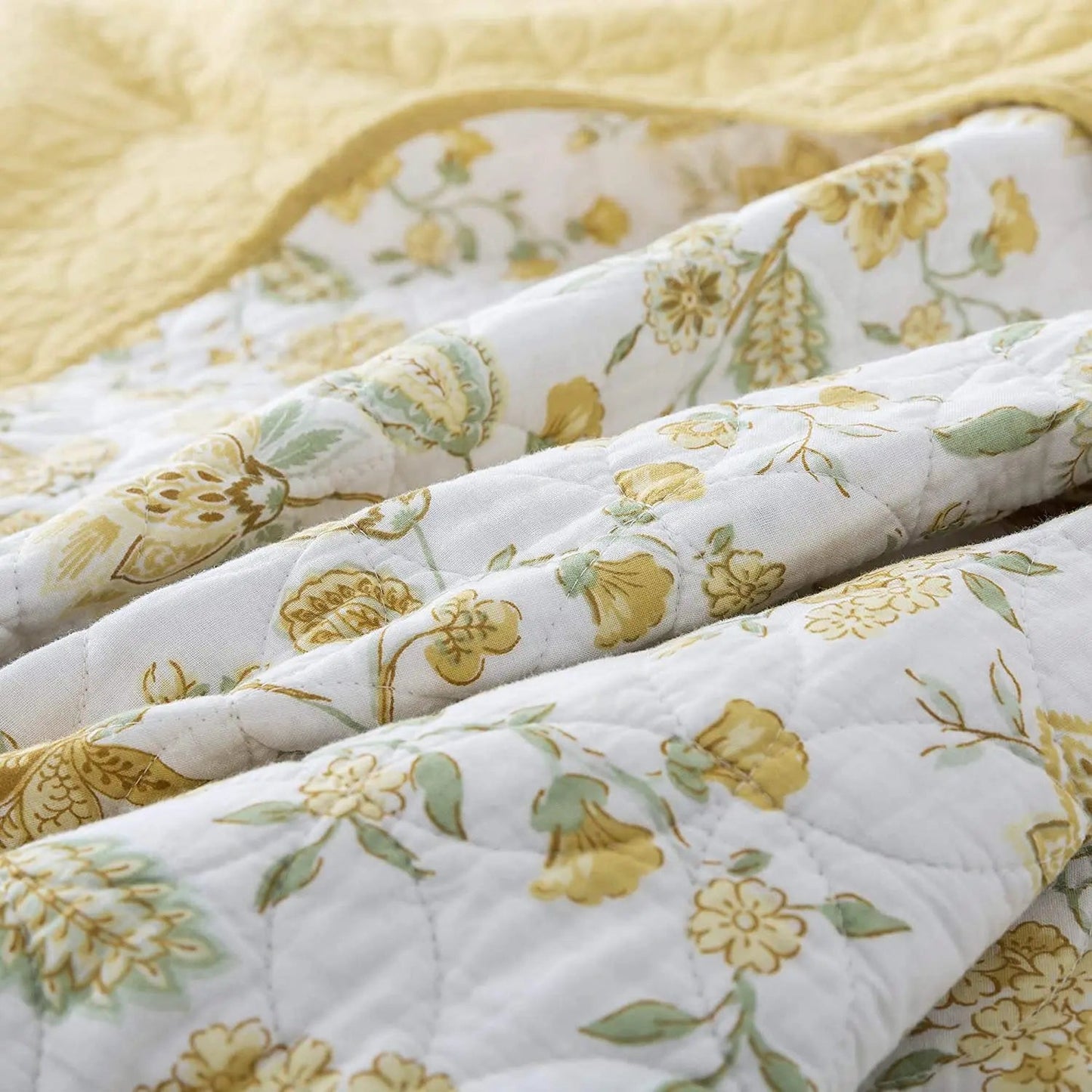 Kasentex 100% Cotton Summer Ultra Soft Floral Design 3 Piece Reversible Bedding Set, Room Decor, Graduation Gifts - Get it from Bo