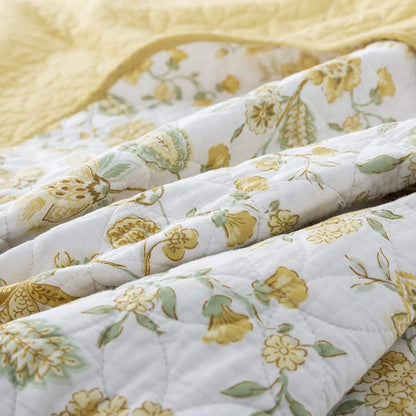 Kasentex 100% Cotton Summer Ultra Soft Floral Design 3 Piece Reversible Bedding Set, Room Decor, Graduation Gifts - Get it from Bo