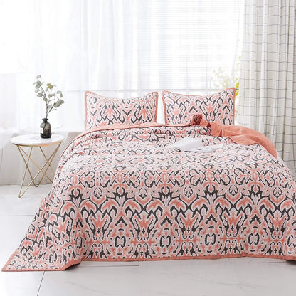 Kasentex 100% Cotton Summer Ultra Soft Floral Design 3 Piece Reversible Bedding Set, Room Decor, Graduation Gifts - Get it from Bo