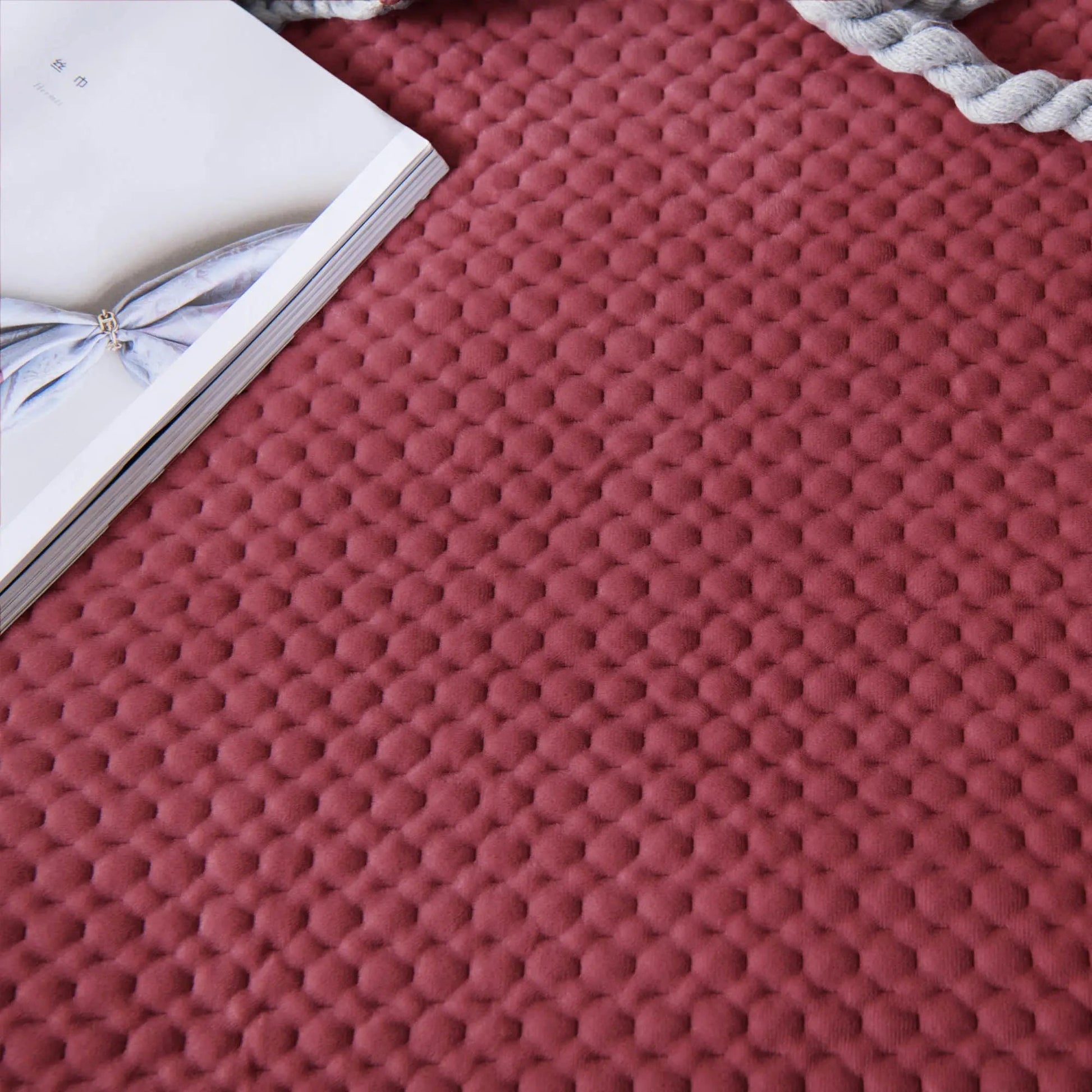 Kasentex All Season Cozy Velvet Quilt Set with Shams, Queen, King, Room Decor, Graduation Gifts - Get it from Bo