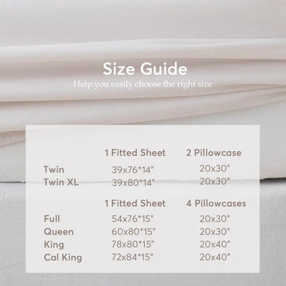 Kasentex All Season Deep Pocket Fitted Sheet Set with Pillowcases, Room Decor, Graduation Gifts - Get it from Bo