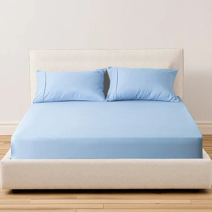 Kasentex All Season Deep Pocket Fitted Sheet Set with Pillowcases, Room Decor, Graduation Gifts - Get it from Bo