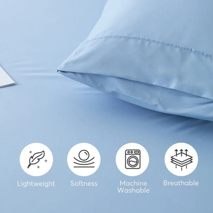 Kasentex All Season Deep Pocket Fitted Sheet Set with Pillowcases, Room Decor, Graduation Gifts - Get it from Bo