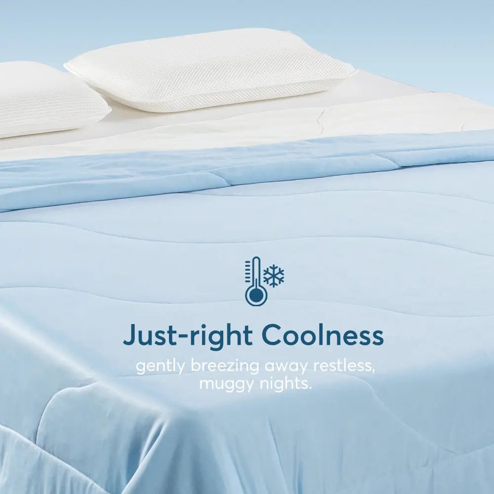 Kasentex All Season Ultra Soft Cooling Blanket Comforter, Hypoallergenic and Breathable, Room Decor, Graduation Gifts - Get it from Bo