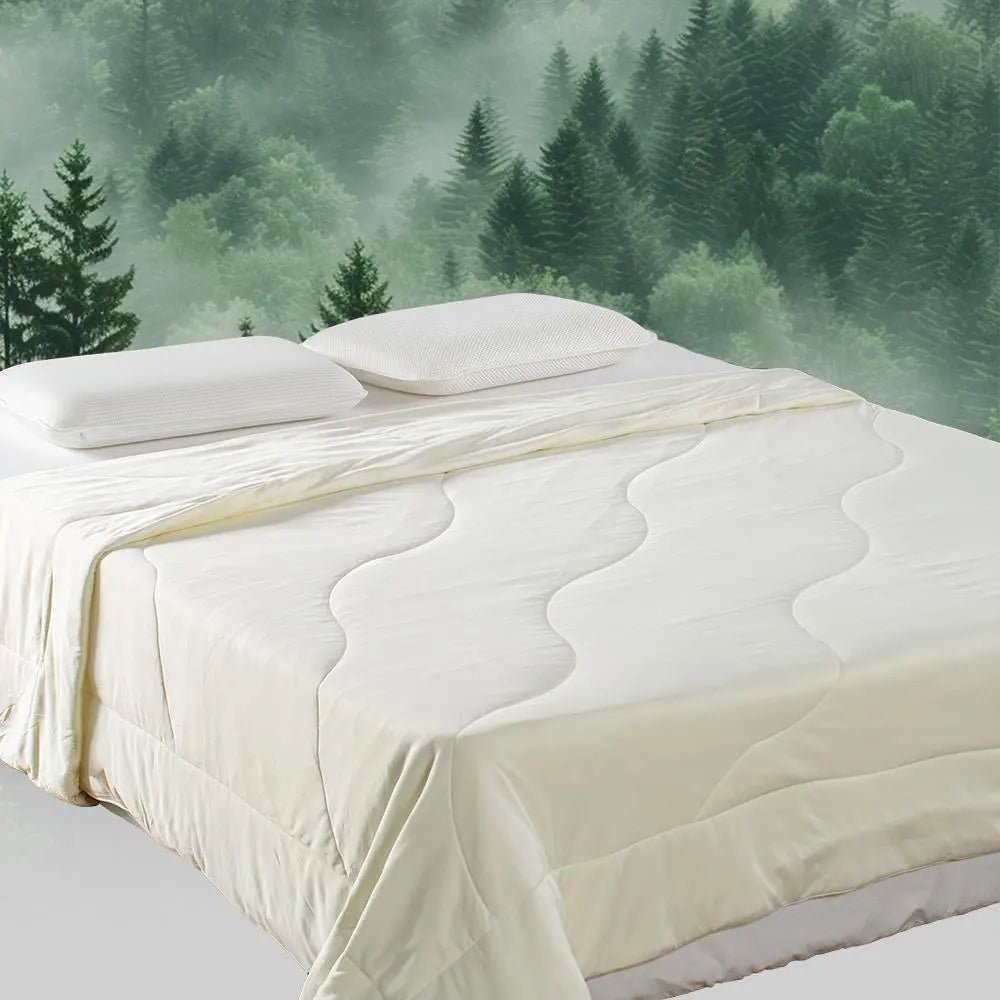 Kasentex All Season Ultra Soft Cooling Blanket Comforter, Hypoallergenic and Breathable, Room Decor, Graduation Gifts - Get it from Bo