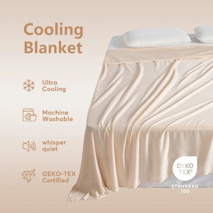 Kasentex All Season Ultra Soft Silky Cooling Blanket, Hypoallergenic and Breathable - Get it from Bo