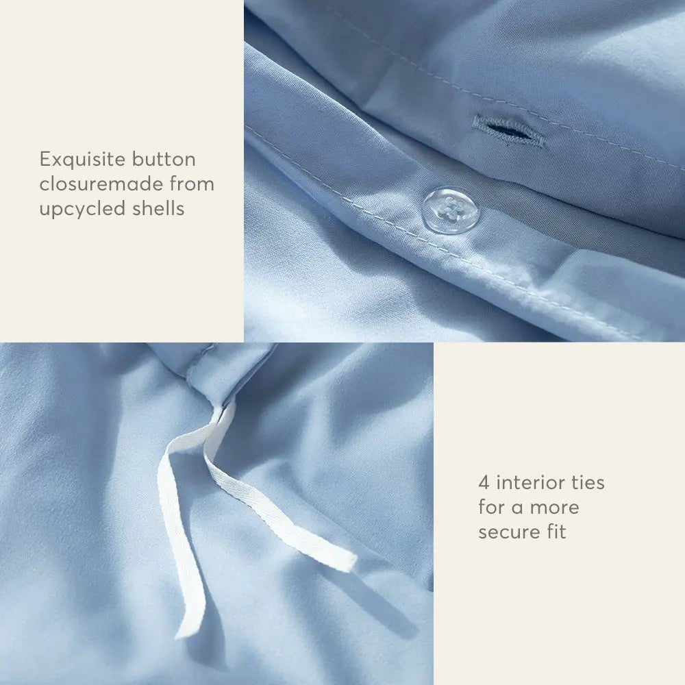 Kasentex Duvet Cover Bedding Set with Duvet Cover, Pillowcase, Fitted Sheet, Hypoallergenic and Breathable, Room Decor, Graduation Gifts - Get it from Bo