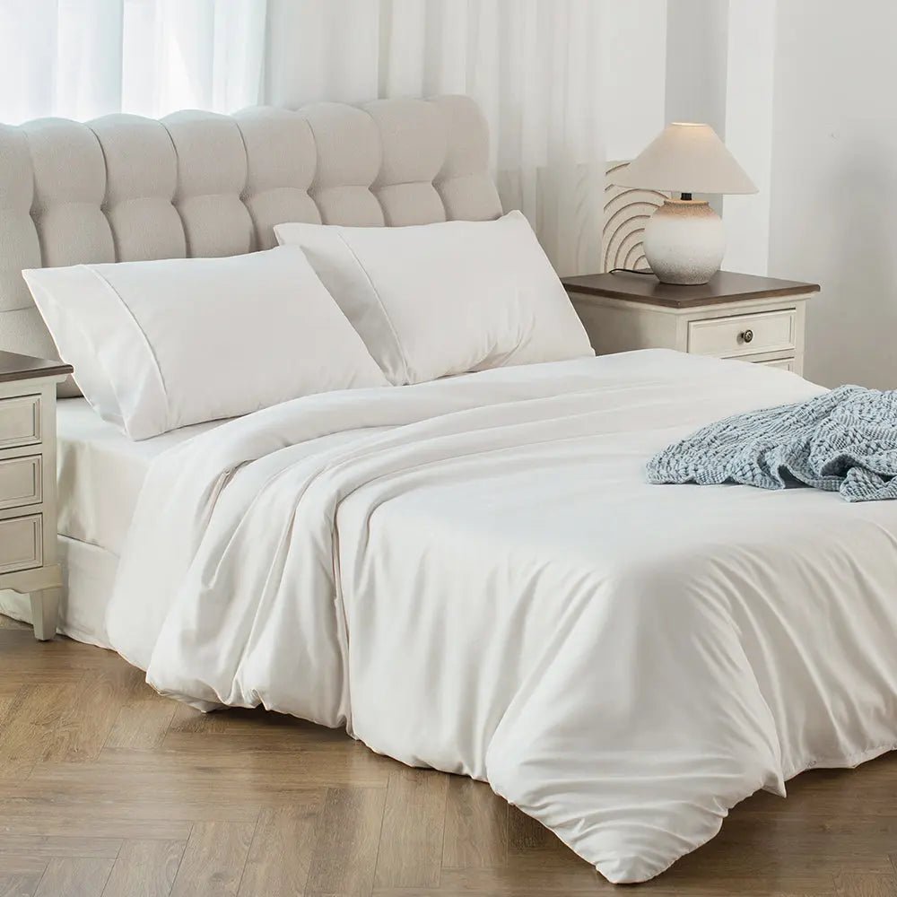 Kasentex Duvet Cover Bedding Set with Duvet Cover, Pillowcase, Fitted Sheet, Hypoallergenic and Breathable, Room Decor, Graduation Gifts - Get it from Bo
