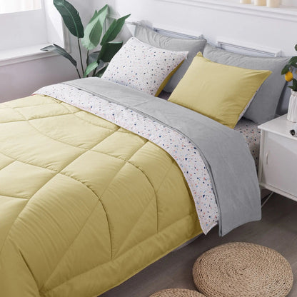 Kasentex Reversible 5 and 7 Piece Ultra Soft Cozy Bed Comforter Sets, Room Decor - Get it from Bo