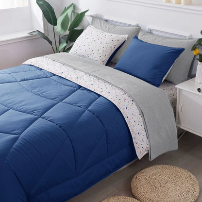 Kasentex Reversible 5 and 7 Piece Ultra Soft Cozy Bed Comforter Sets, Room Decor - Get it from Bo