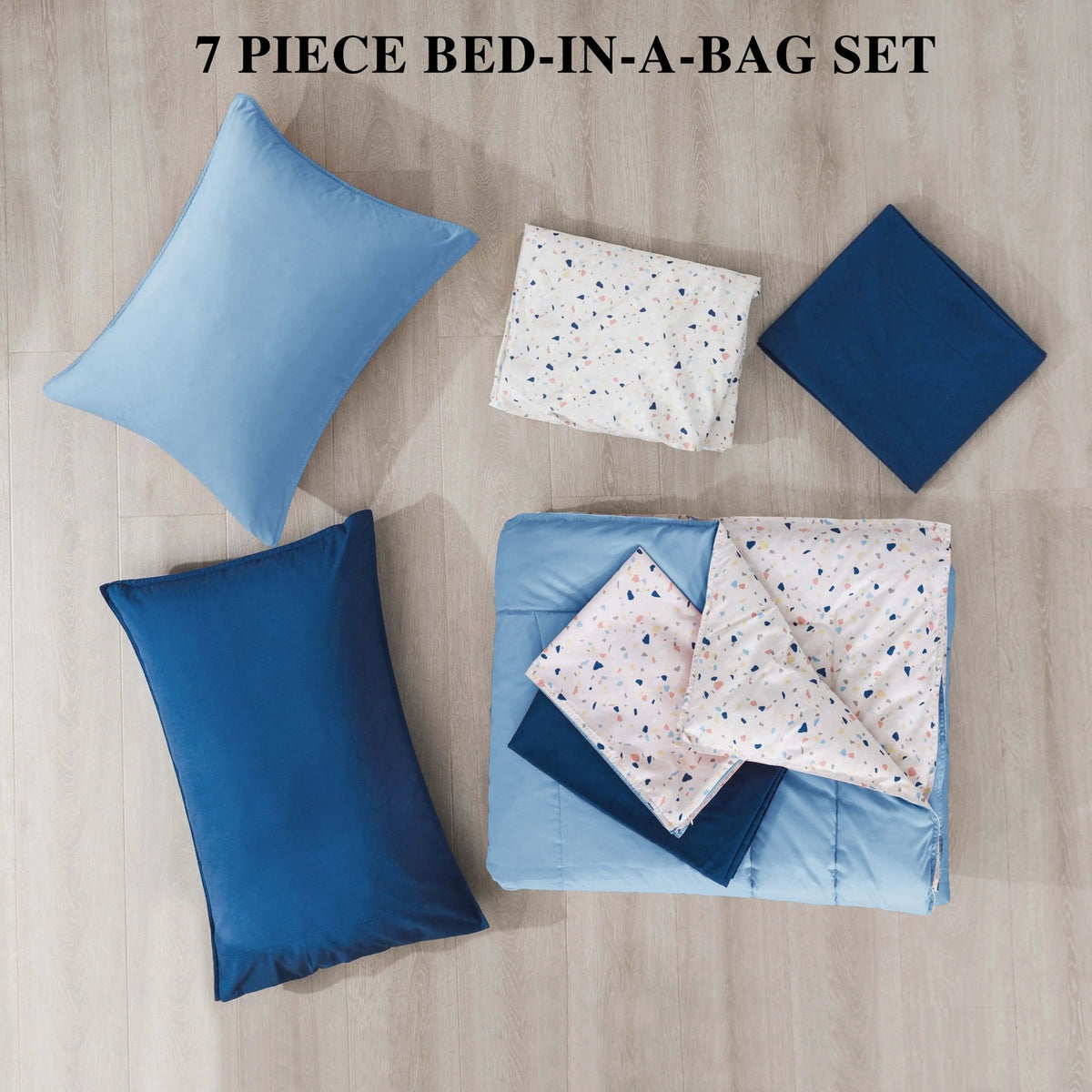 Kasentex Reversible 5 and 7 Piece Ultra Soft Cozy Bed Comforter Sets, Room Decor - Get it from Bo