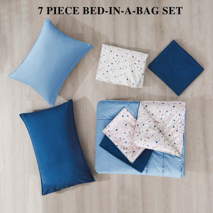 Kasentex Reversible 5 and 7 Piece Ultra Soft Cozy Bed Comforter Sets, Room Decor - Get it from Bo