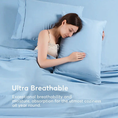 Kasentex Soft Sheet Bedding Set in Deep Pocket, Hypoallergenic and Breathable, Room Decor, Graduation Gifts - Get it from Bo