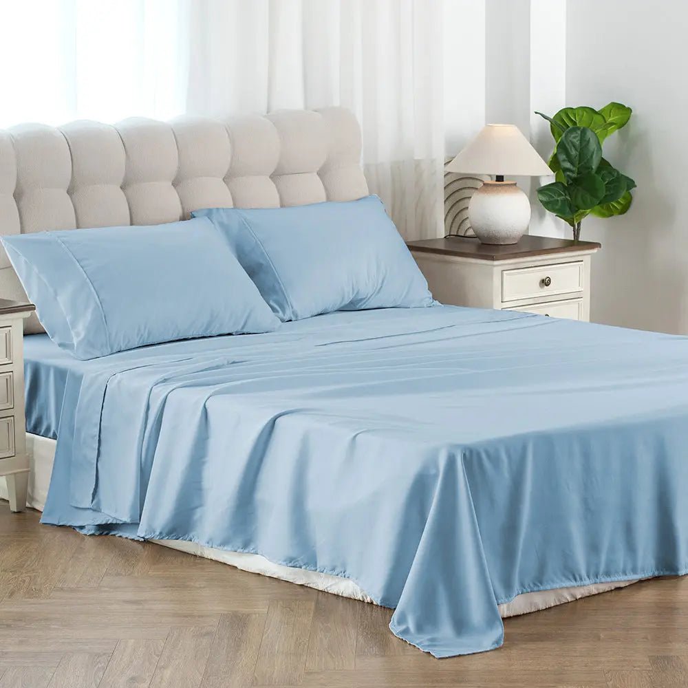 Kasentex Soft Sheet Bedding Set in Deep Pocket, Hypoallergenic and Breathable, Room Decor, Graduation Gifts - Get it from Bo