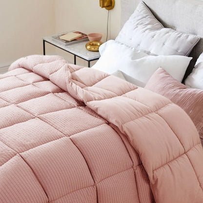 Kasentex Ultra Soft All Season Down Alternative Reversible Comforter, Twin, Queen, King, Room Decor, Graduation Gifts - Get it from Bo