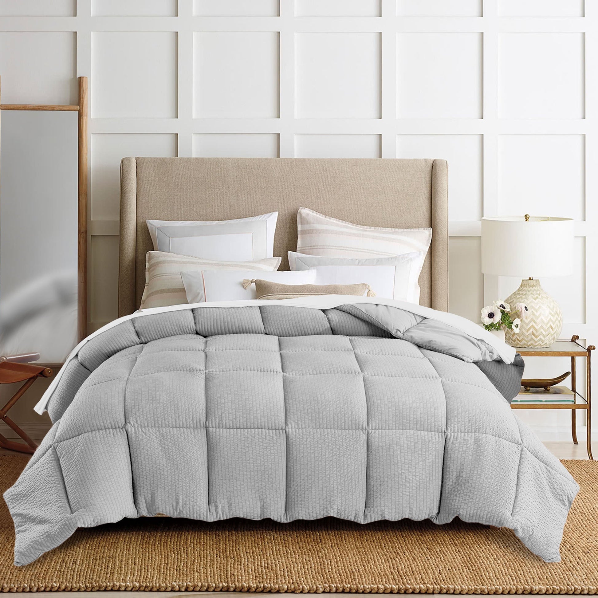 Kasentex Ultra Soft All Season Down Alternative Reversible Comforter, Twin, Queen, King, Room Decor, Graduation Gifts Kasentex