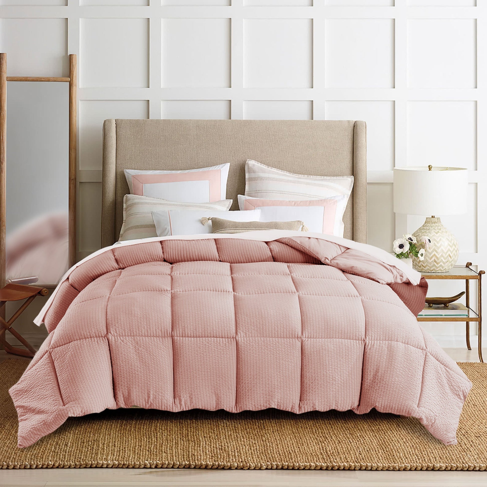 Kasentex Ultra Soft All Season Down Alternative Reversible Comforter, Twin, Queen, King, Room Decor, Graduation Gifts Kasentex
