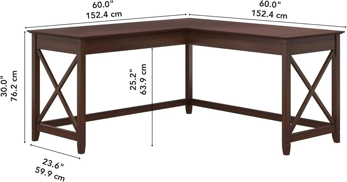 Key West 60W L Shaped Desk For Home Office Workspace - Get it from Bo