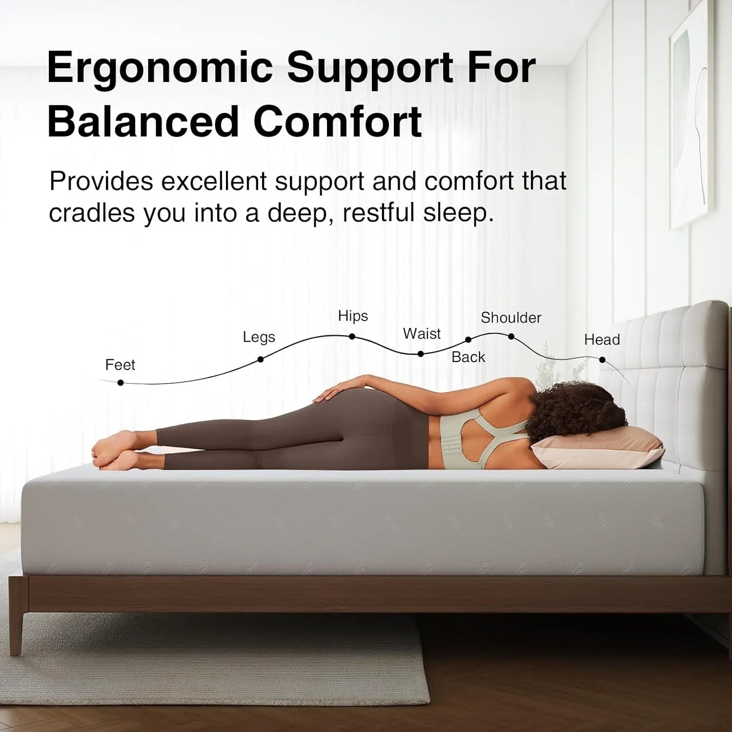 King Size Memory Foam Mattress for Ultimate Comfort - Get it from Bo