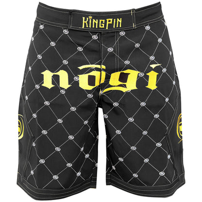 Kingpin 2.0 Black and Gold MMA Fight Shorts LE - Get it from Bo