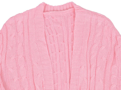 Knitted Long Sleeve Cardigan Sweater - Get it from Bo
