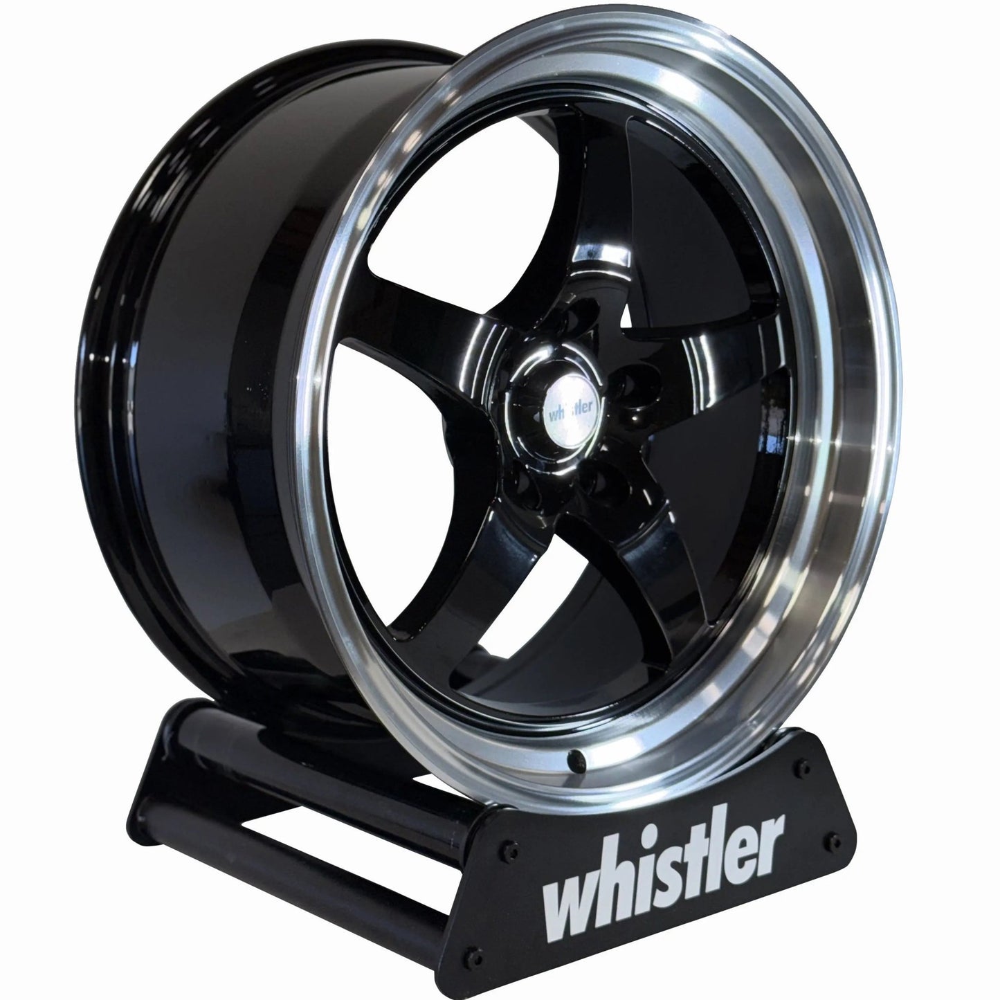 KR2 Gloss Black/Machined Lip - Get it from Bo