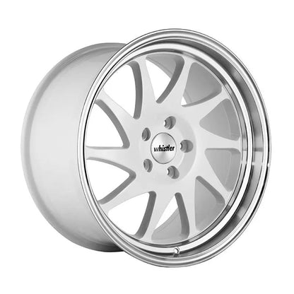 KR7 White/Machined Lip - Get it from Bo