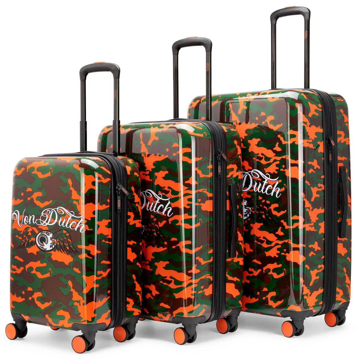Kustom Kulture 3-Piece Expandable Hardside Spinner Luggage Set - Get it from Bo
