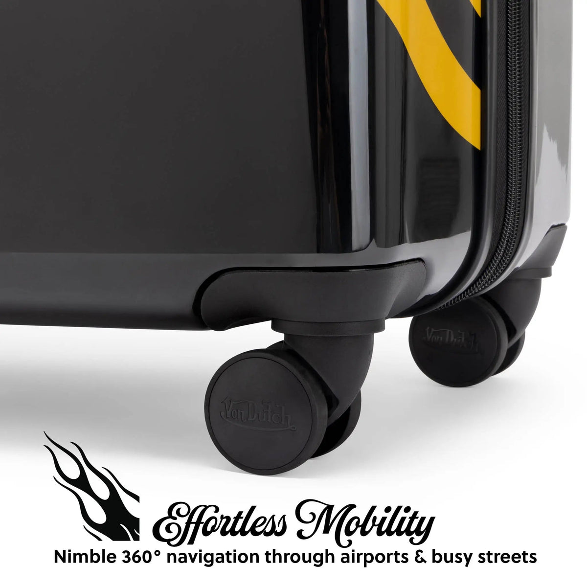 Kustom Kulture 3-Piece Expandable Hardside Spinner Luggage Set - Get it from Bo