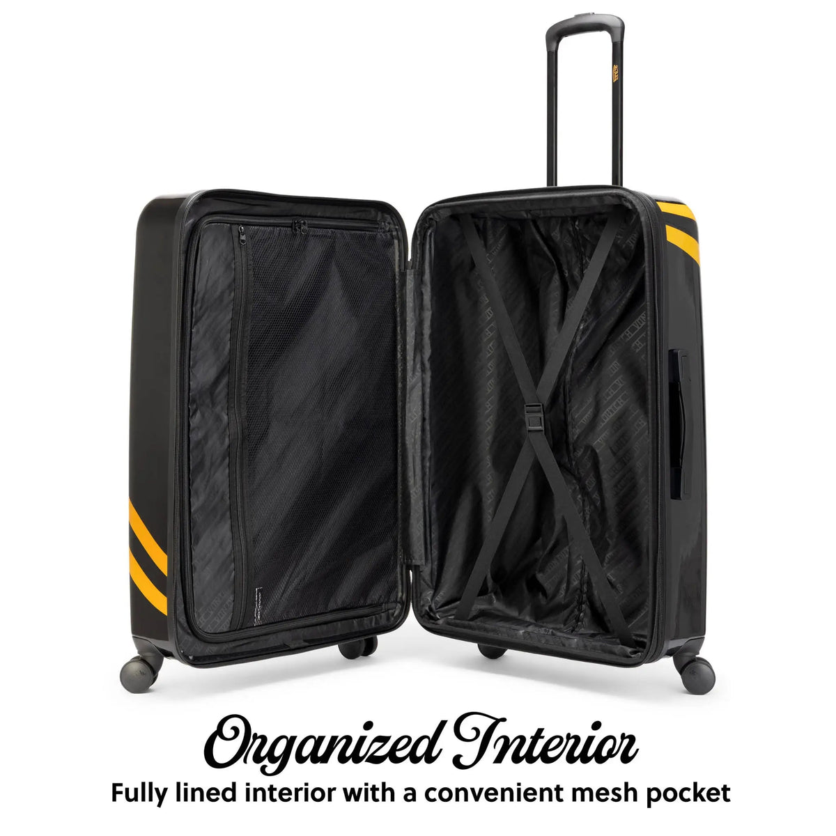 Kustom Kulture 3-Piece Expandable Hardside Spinner Luggage Set - Get it from Bo