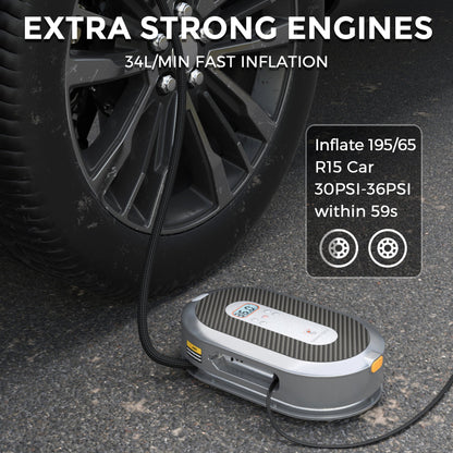 Retractable Car Tire Inflator