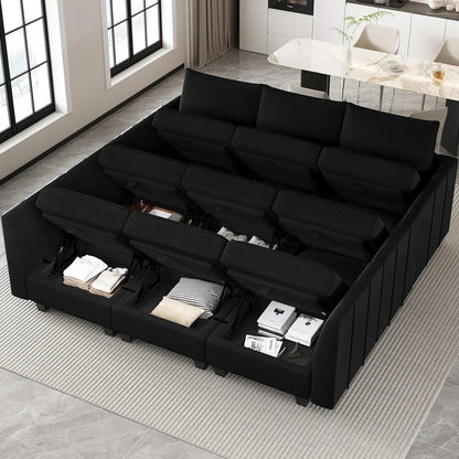 Large Modular Sectional Sofa Bed with Storage Comfort - Get it from Bo